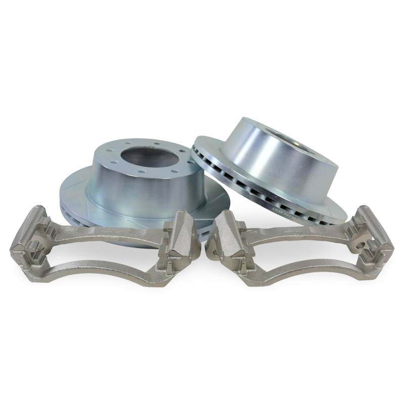 Chevrolet 3500HD Brake Rotors - Rear - Baer Brakes - Big Claw HD, Slot & Drilled - Zinc-Plated - `20-`26